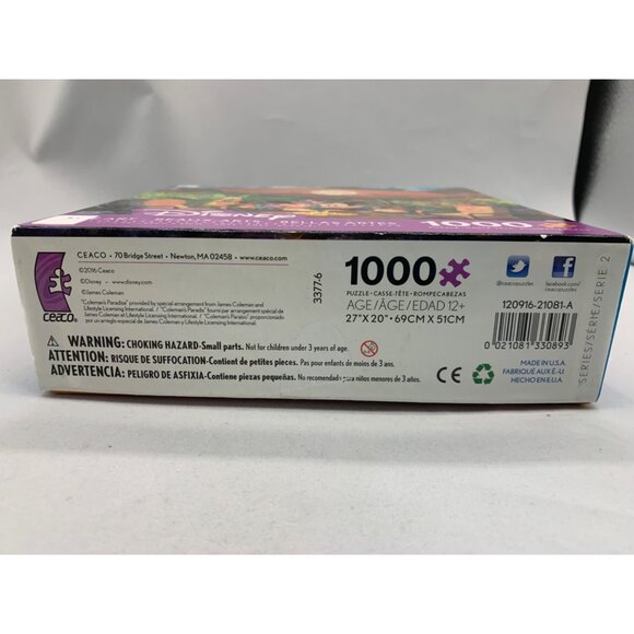 Ceaco Disney Fine Art Jigsaw Puzzle - Mickey & Minnie - Coleman Paradise 1000pc - Picture 7 of 10